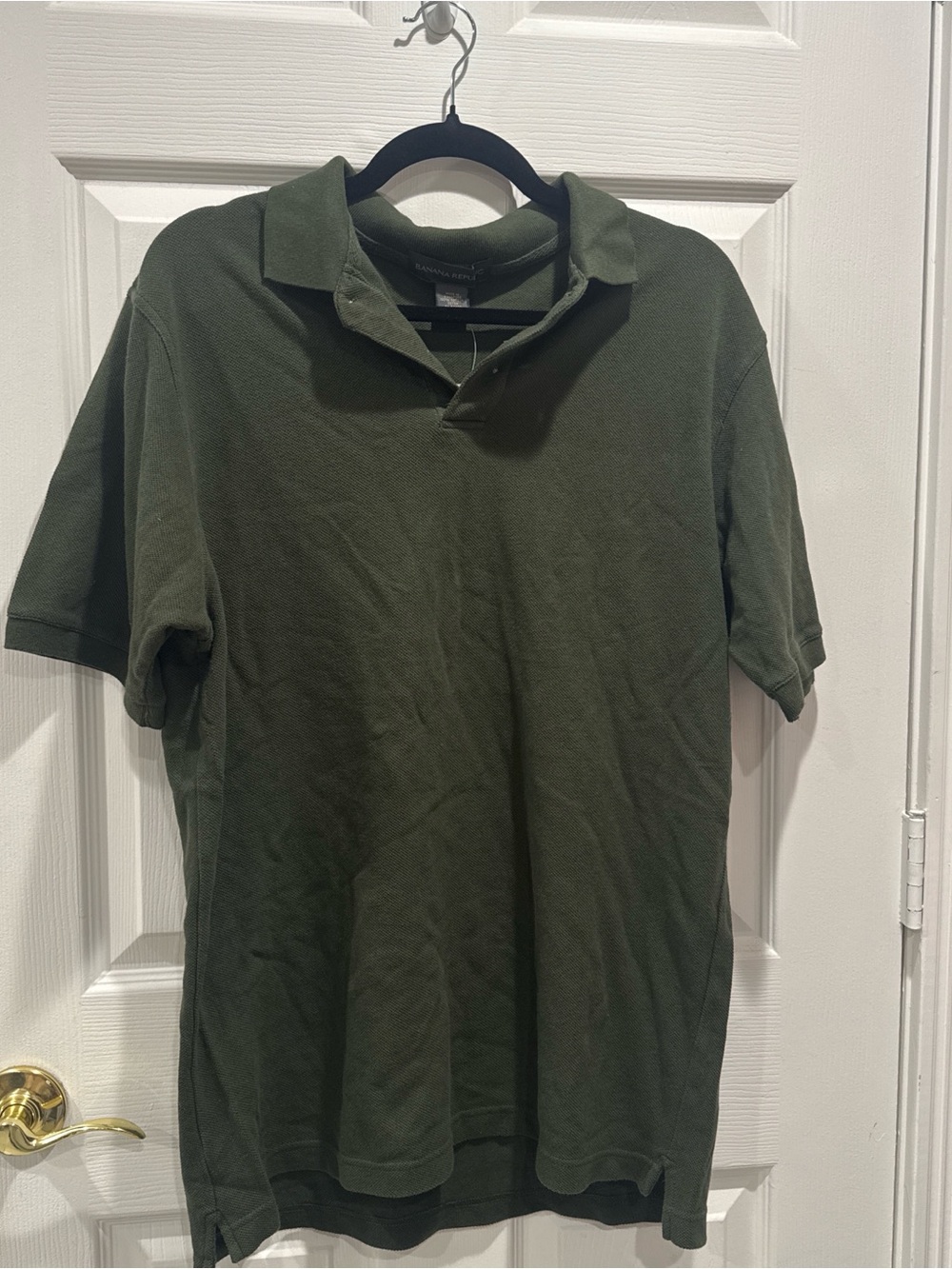 Vintage Banana Republic Olive Green Polo Shirt - New with tags